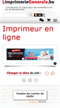 Mobile Screenshot of limprimeriegenerale.be
