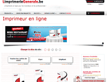 Tablet Screenshot of limprimeriegenerale.be