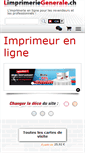 Mobile Screenshot of limprimeriegenerale.ch